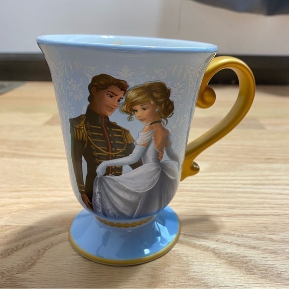 Disney Designer Fairytale Cinderella Prince Charming Coffee Tea Mug Cup Ceramic - Picture 8 of 8
